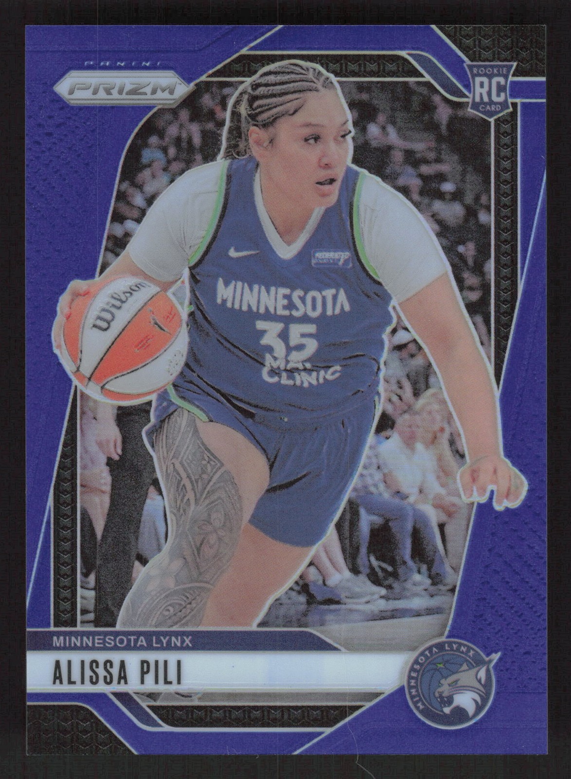 2024 Panini Prizm WNBA #83 Alissa Pili Blue Prizms #/199