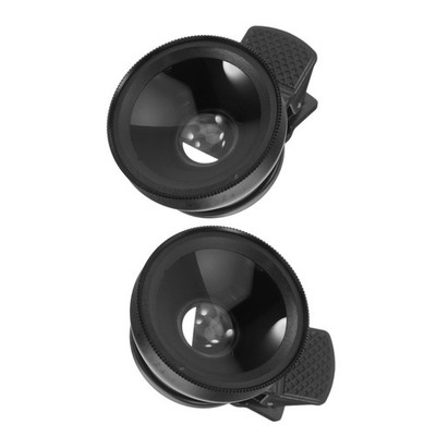 2 Pcs Cell Phone Camera Lens Kit Lenses for Attachment Photography Accessories