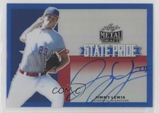 2019 Leaf Metal Draft State Pride Blue 24/30 Jimmy Lewis #SP-JL1 Auto 0rm6