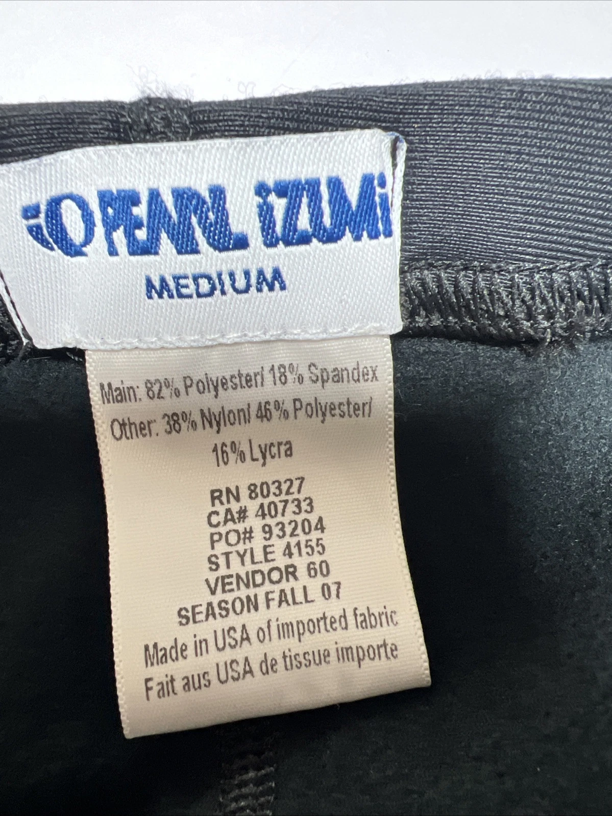pearl-izumi select series padded cycling pants