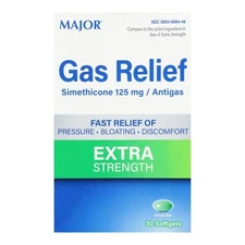 GAS RELIEF EXTRA STGTH 125 MG SGC 30