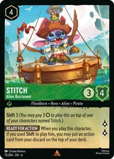 Lorcana  Stitch - Alien Buccaneer - Azurite Sea  072