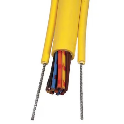 Kh Industries Cpcs-16/12-25Ft Portable Cord, Soow, 16 Awg, 12 C, Yellow, Pvc,