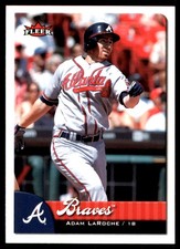 Adam LaRoche 2007 Fleer #306 Atlanta Braves MLB READ FREE SHIPPING AutographDen
