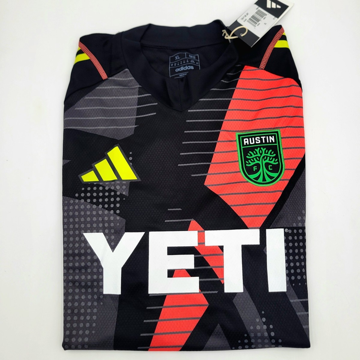 Adidas Austin FC Tiro 24 Pro Soccer Goalkeeper Jersey Black IN0423