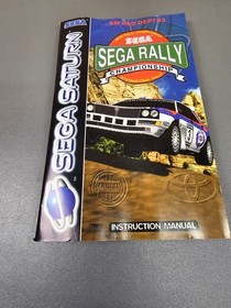 SEGA Rally Championship SEGA Saturn PAL UK Game Boxed With Manual