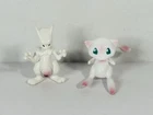 Pokemon Vintage Mew And Mewtwo Tomy Mini Figures Lot Of 2