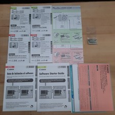 Canon PowerShot A540 /A530 Camera Instruction Manuals ENGLISH & SPANISH W/STRAP