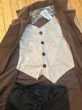 Ben Franklin Costume Size M 8-10 missing cravat includes spectacles