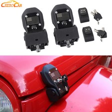 Hood Catch Lock Latch Bracket Holder Fit 2007 Jeep Wrangler Jk Jl Unlimited Jku