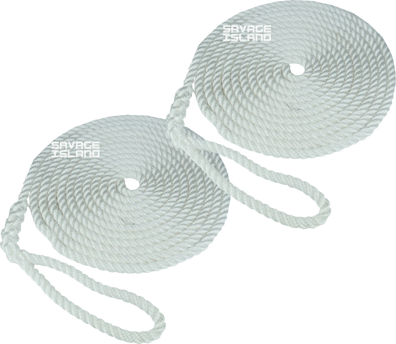 Mooring Ropes Softline Warps Boat Lines Yacht Sailing Dock - Spliced at One End