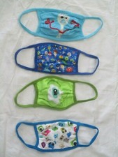 Washable Disney Toy Story Monsters Inc Inside Out Face Mask Stretch Fabric Four