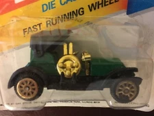 Vintage MOTOR FORCE diecast metal classic car green Wolseley new nip rare sealed