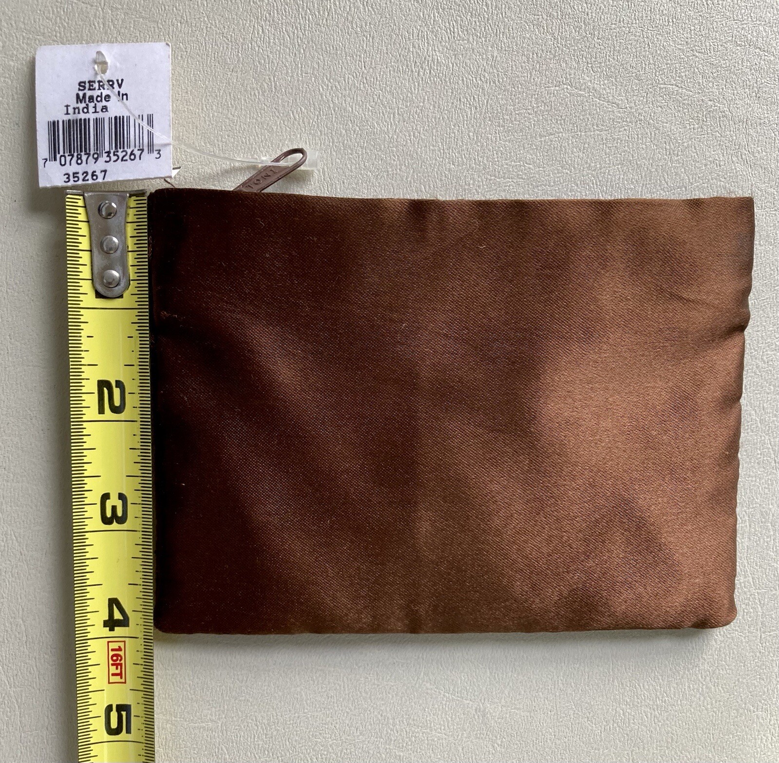 Purse Tote, Hand Crafted Patchwork Satin and Cott… - image 9