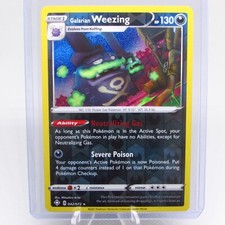 galarian weezing pokemon card value 026/165 - 151 Weakness Fighting 2 Resistance None None Retreat Cost Galarian Weezing 2021 Sword &