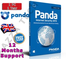 PANDA INTERNET SECURITY 2015 1 PC USER 1 YEAR Activation License Key AntiVirus