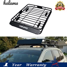 42 x 36 x 5" Rooftop Cargo Carrier Basket Rack Luggage Holder For Volvo