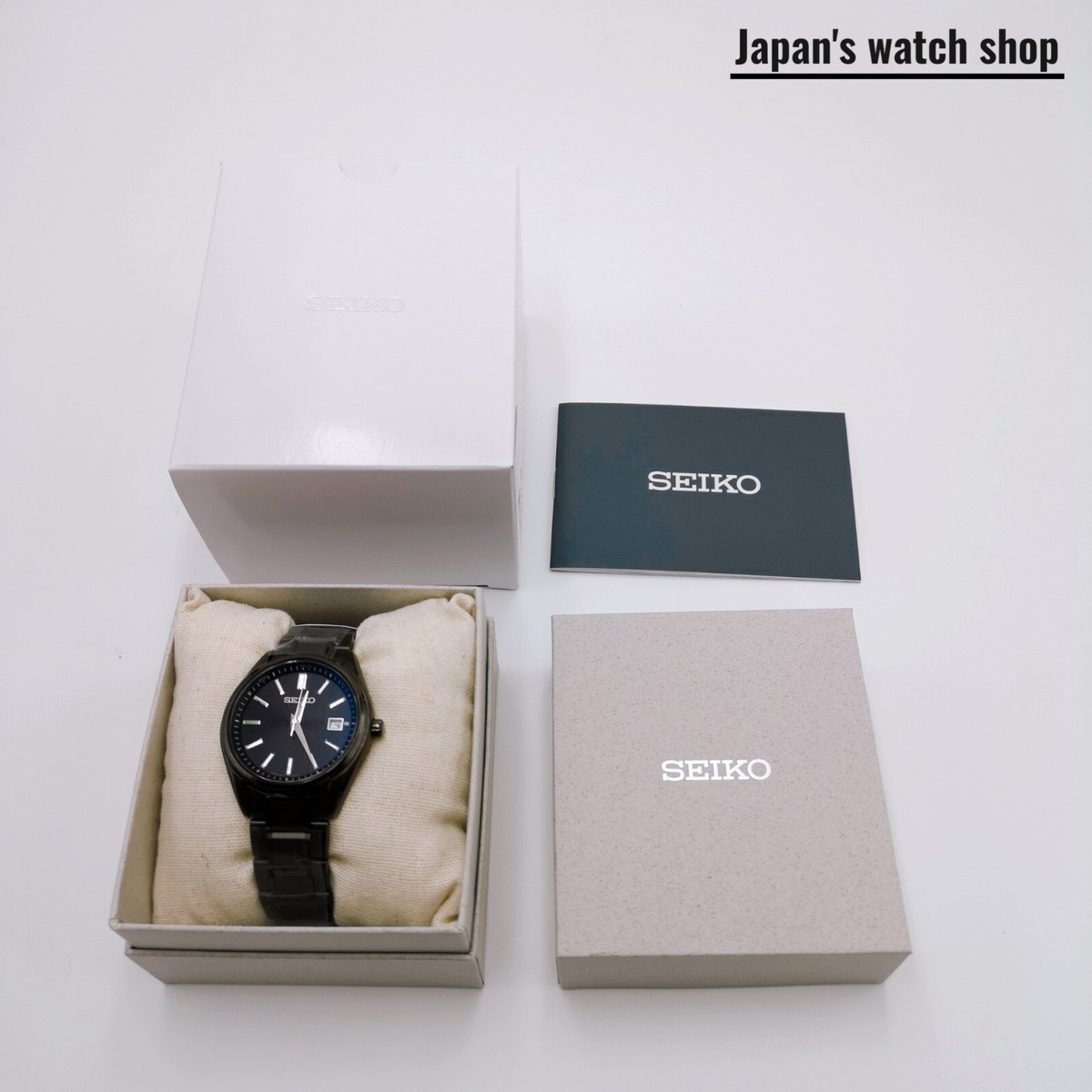 SEIKO Selection S SBTM343 Black Analog Men's Watch New in Box | eBay