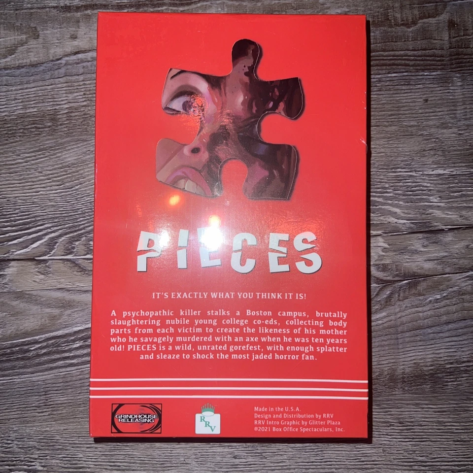 Pieces VHS Limited Edition Retro Release Video Rrv Oop New Sealed Horror Gore - Image 4 of 4