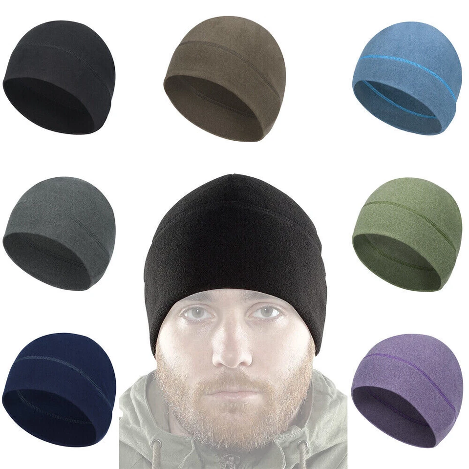 Тактические зимние теплые флисовые часы шляпа военная шапочка с черепом кепка для мужчин женщин США - Изображение 2 из 4