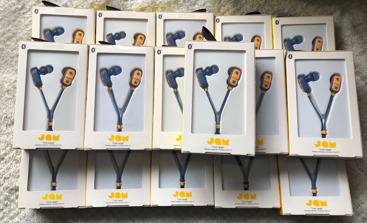 Job Lot of 16 JAM HX-EP303 Live Large Bluetooth Hook Blue