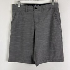 Urban Pipeline Swim Shorts Youth Boys Size 12 Husky Flat Front Gray Bermuda