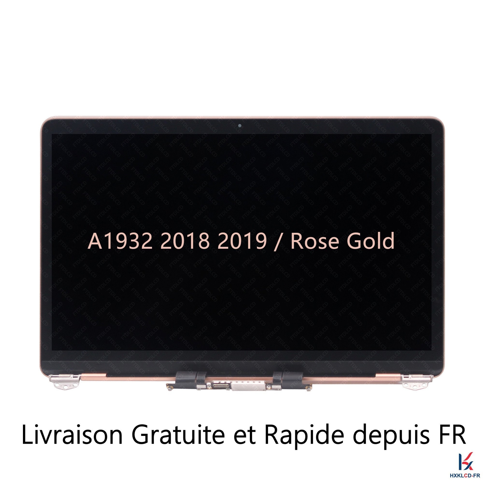 Écran LCD 13.3 MacBook Air A1932 2018 assemblage complet avec capot supérieur Or