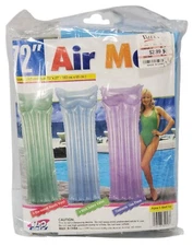 Vintage H2O Surfs Up 72" Inflatable Air Mattress Outdoor Beach Pool Unique Y2k