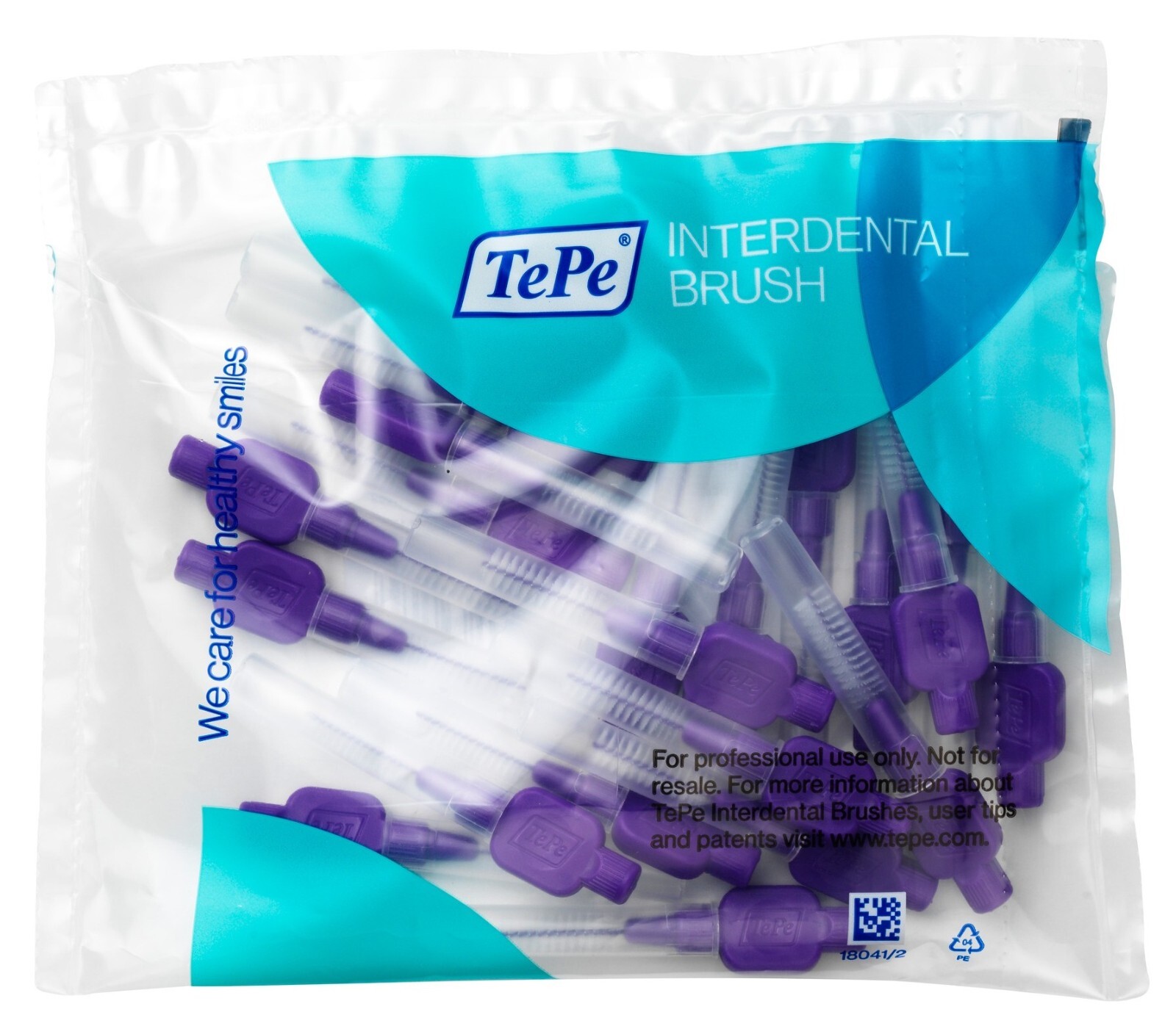 TePe Interdental Brushes - Original - Purple -  1.1mm - 25 Brushes in 1 Pack
