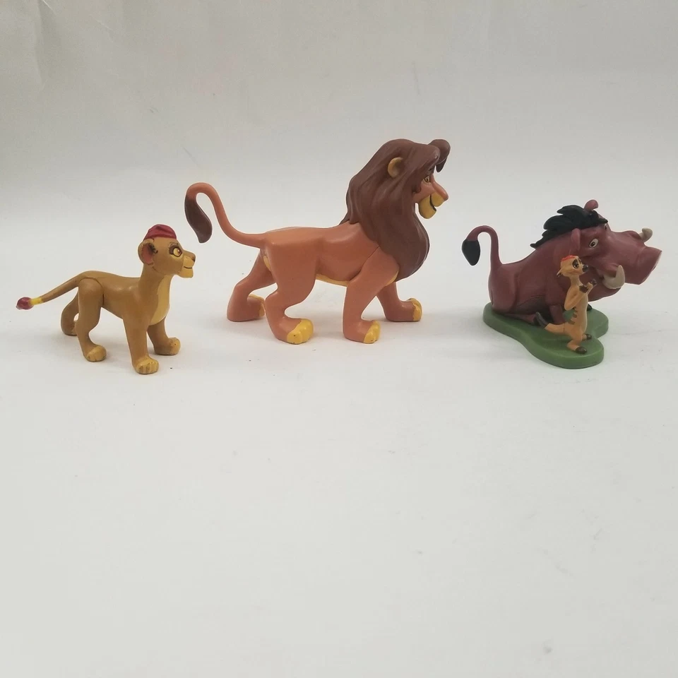 Lote de 3 figuras PVC Rey León Disney Simba Timón y Pumba Foto 4 de 4