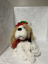 Winter Wonder Lane Holiday Singing Puppy Animated Plush/ BIG LOTS
