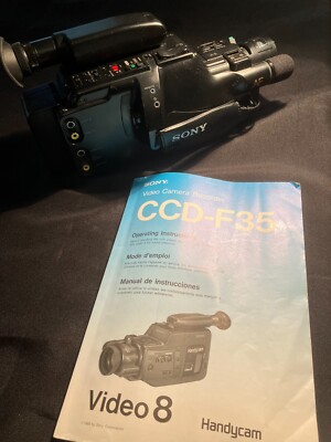 vintage sony video cam camera