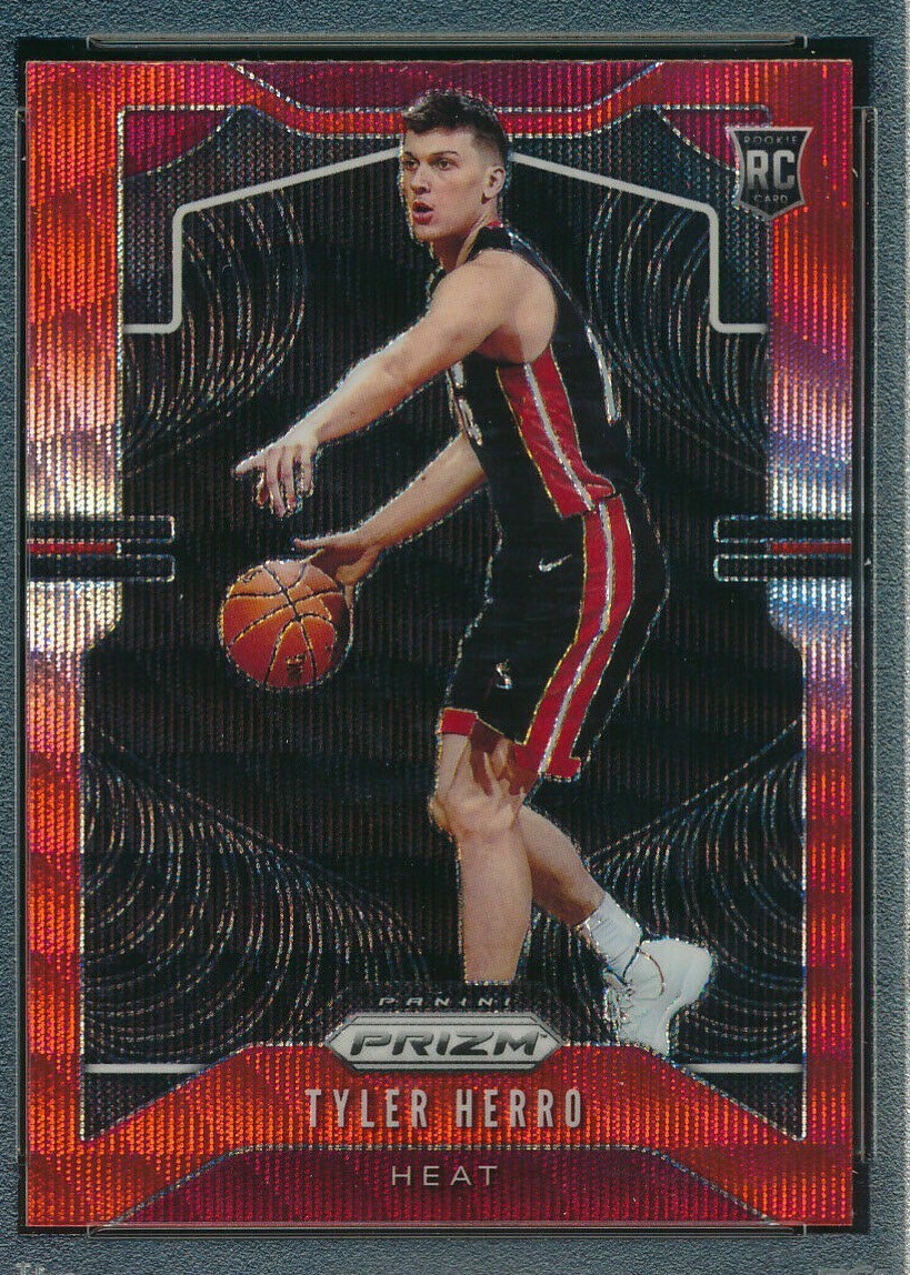 Tyler Herro 2019-20 Panini Prizm Ruby Red Wave #259 Rookie