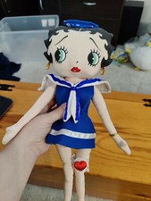Kellytoy 16  Tall Betty Boop Plush Stuffy Doll Sailor Betty S.S. Boop