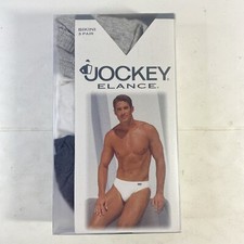 Vintage 3 Pack M Jockey Elance Bikini Brief Low Rise NOS NIB 1996 - Multi Color