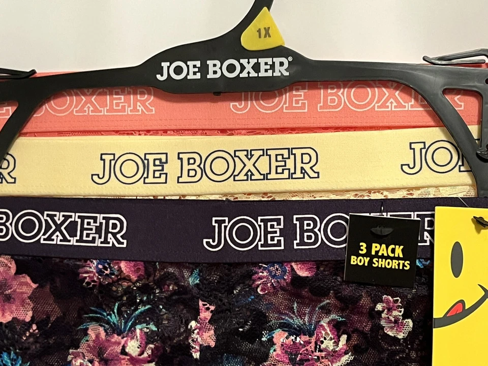 Bragas hipster de encaje Joe Boxer 3 pares de nailon 1XL Foto 2 de 4