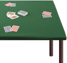 Copritavolo panno gioco verde proteggi tavolo con Elastico ovale e rettangolare