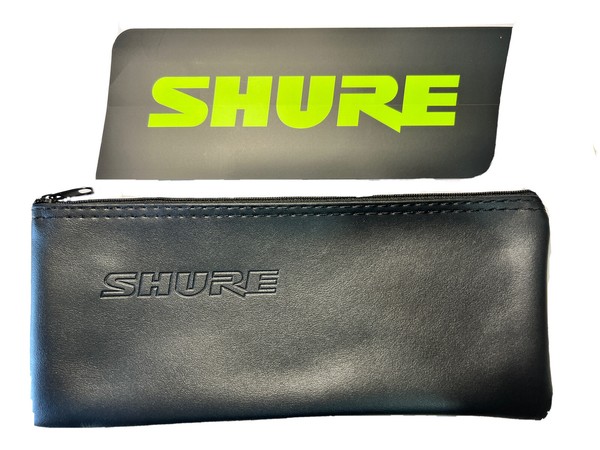 Shure Estuche Para Micrófono + Pegatina