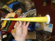 Vintage TALL 14   TIN Litho Noisemaker Party Horn