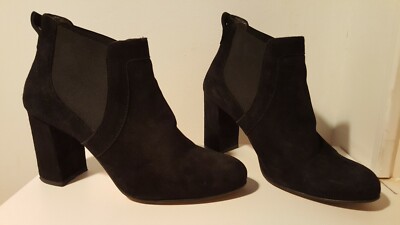 Schwarze Wildleder Stiefeletten SAMELLI 38, sehr guter Zustand!
