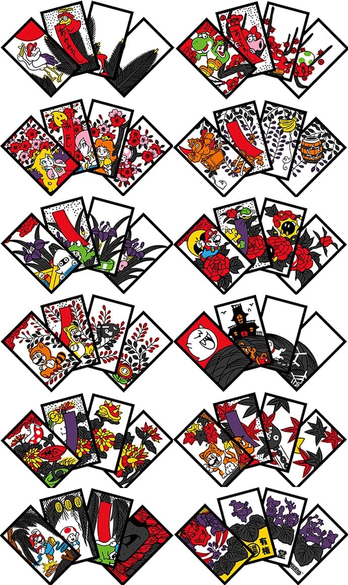 Nintendo Hanafuda Mario Red (with instructions on how to play) if it is