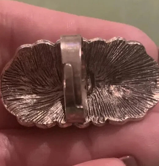 Anillo Oblongo Hecho a Mano Imitación Turquesa Bohemio Gitano Espíritu Libre Ajustable Boho Foto 2 de 3