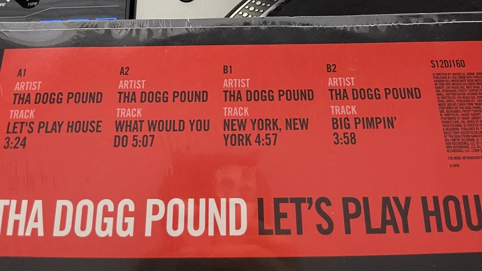 Tha Dogg Pound – Let's Play House/NY NY EP 12" In OG Cover SEALED MINT Foto 4 de 4