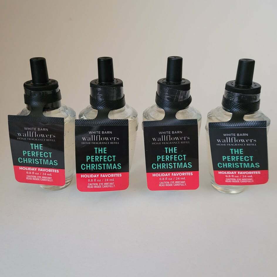 Bath & Body Works Wallflower Refill Oil - The Perfect Christmas (4) pack-image