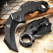 8" Delta Defend Spring Assisted Open Folding Tactical Pocket Knife Karambit Claw