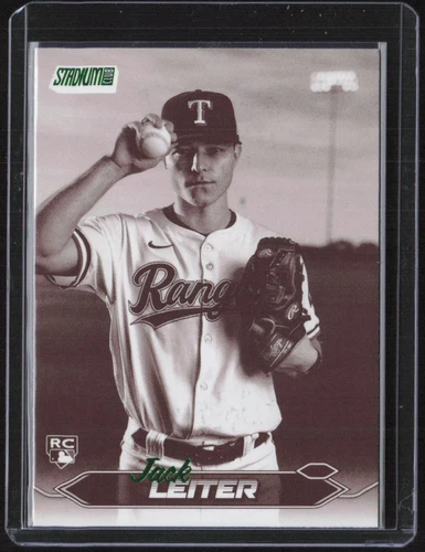 2024 Stadium Club #20 Jack Leiter Black and White Rookie - Picture 1 of 2