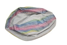 Nanco 16" Sparkle Bladder Ball Silver Rainbow Glitter Inflatable Kids Toy