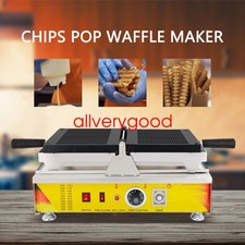 13 holes Electric Commercial Fries Shape Waffle Maker/Snack Baker Machine 2000w
