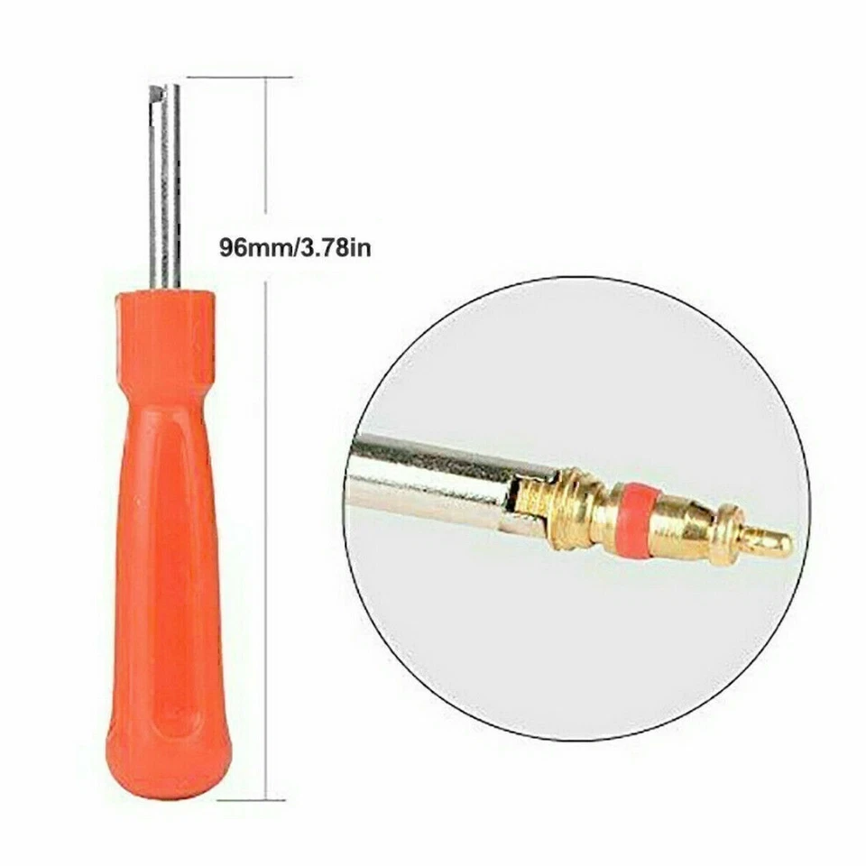 Extractor de vástago de válvula herramienta instalador neumático broche corto válvula núcleo removedor Foto 2 de 4