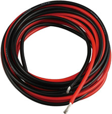 16 Gauge Silicone Wire 10 Ft Red and 10 Ft Black Flexible 16 AWG Stranded Tinned